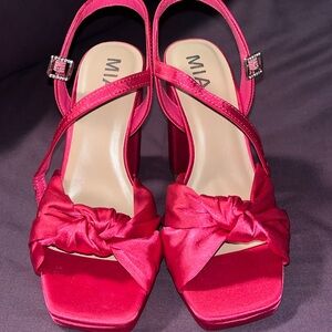 MIA pink heels! 👠 Perfect for spring!!💖 Size 6M